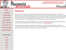 Tablet Screenshot of pharmacistactivist.com